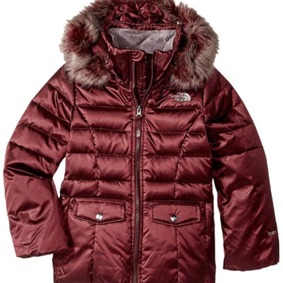 The North Face Girl's Gotham 2.0 550-Fill Down Jacket Large (14-16) Zinfandel Re